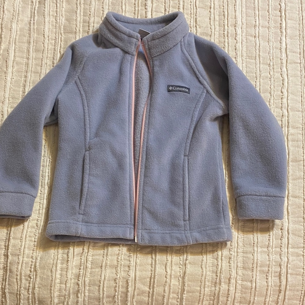 Columbia Soft Periwinkle Fleece Jacket